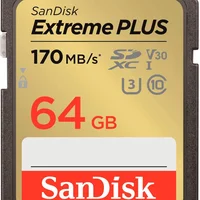 Sandisk - Cartão De Memória Extreme Plus 64gb Sdxc Uhs-i-sdsdxw2-064g-ancin