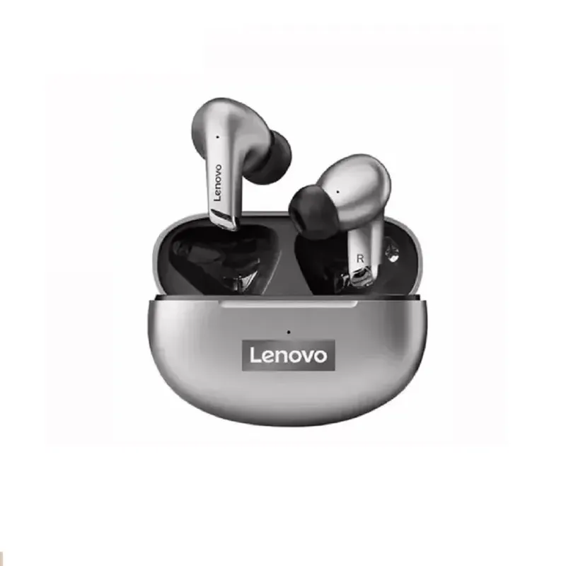 Fone De Ouvido Clip Lenovo Xt60 Esportivo Bluetooth 5.3 Cor Preto