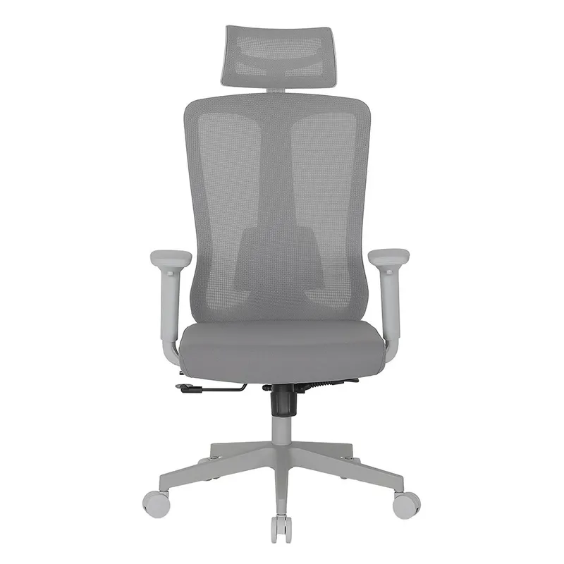 Cadeira Office DT3 Maya Grey Frame, Até 120Kg, Reclinável, Malha e Tecido, Cinza Claro - 14672-0