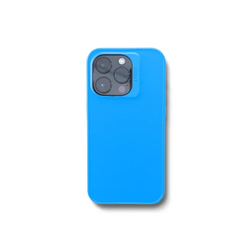 Capa Capinha Case Silicone Cover Premium Aveludada Camurça Com Logo Compatível Iphone 15 Pro Max Azul Bic