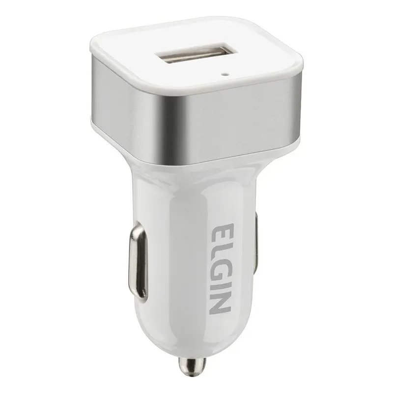 Carregador USB Automotivo, Elgin, 46RCV1USB000 - Branco