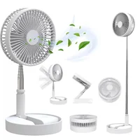 Ventilador Portátil Silencioso Dobrável Retrátil Com Bateria Aro 20 Cm Bm-f917