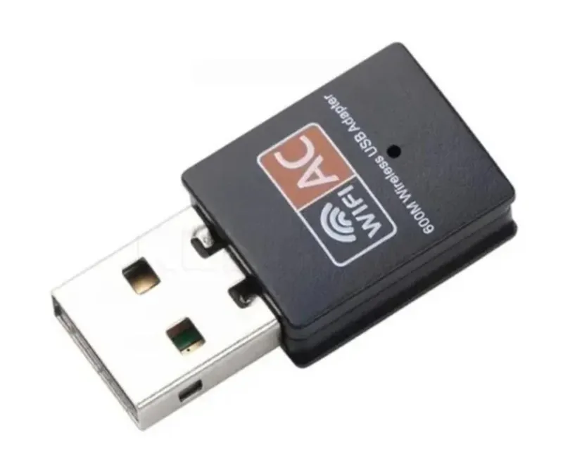 Adaptador Receptor Wireless Usb Wi-fi 2.4ghz / 5ghz Dual Band