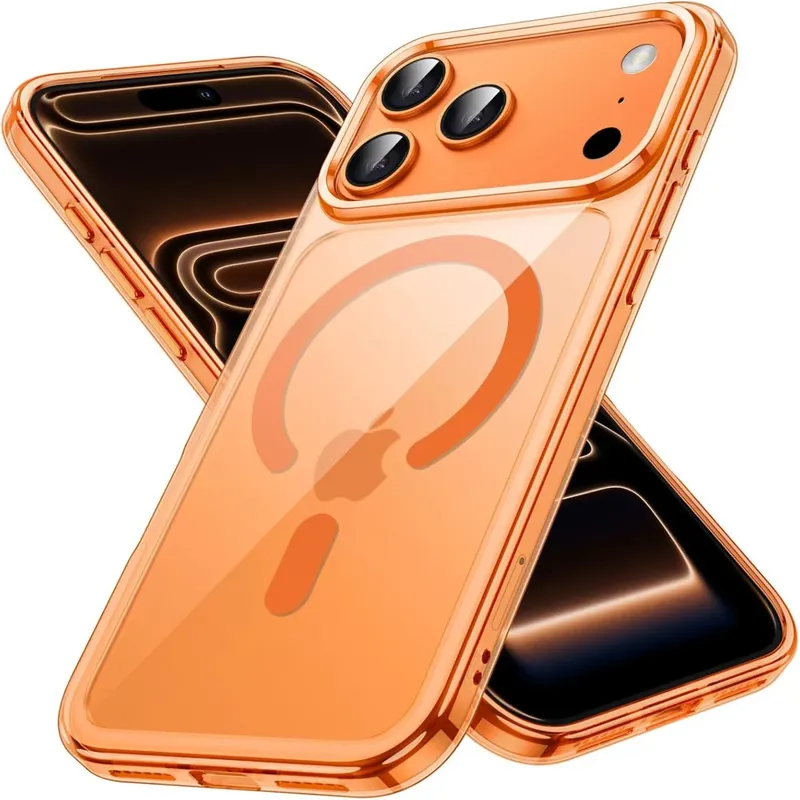 Capa Luxo Magnética Iphone 17 Pro Max 6,9 Magsafe Prova De Choque