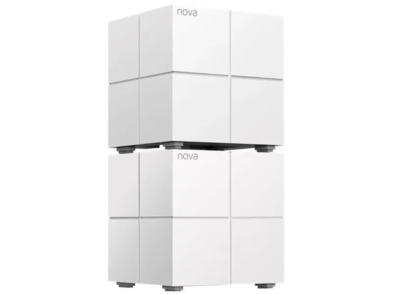 Kit 2 Roteadores Gigabit Wi-Fi Tenda NOVA MW6 Rede Mesh AC1200 Mbps Dual Band 2.4Ghz 5.0Ghz Bivolt