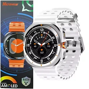 Relógio Smartwatch Su01 47mm Serie 11 8atm 1gb Tela AmoLED Responde Whatsapp Gps Nfc