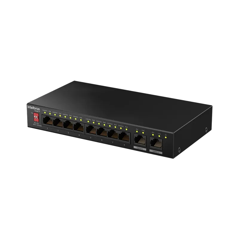 Switch Nao Gerenciavel 10 Portas 100mbps S1110f-p