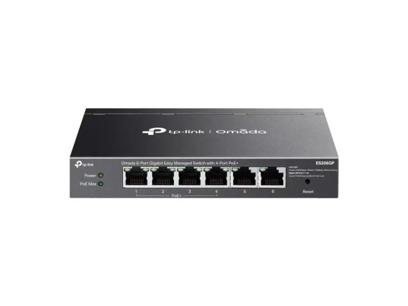 6-port Gigabit Easy Managed Switch With 4-port Poe+ Es206gp