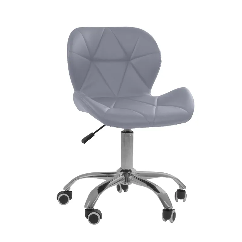 Cadeira Office Nobrand Eiffel Botonê Ajustável Base Giratória Cinza
