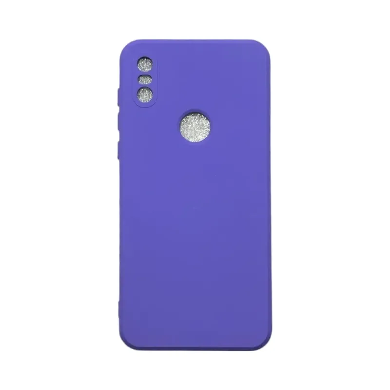 Capa Moto One Silicone Aveludada Protege Câmera Colorida Capinha Anti Impacto Moto One:roxo