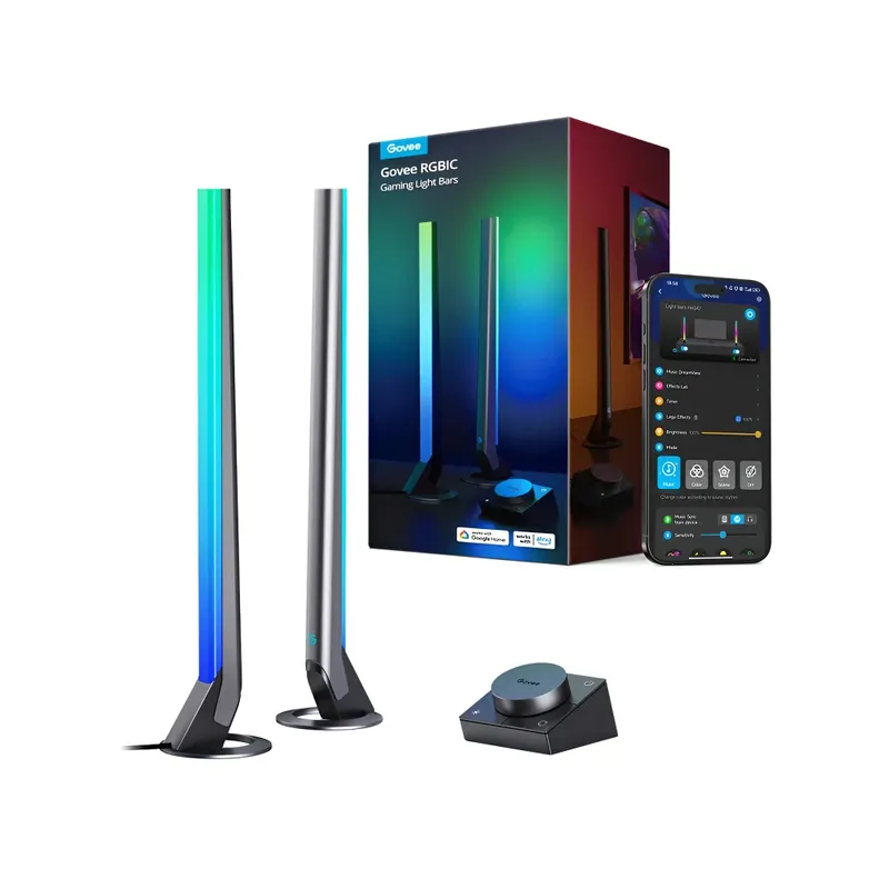 Bastão/barras Luz Govee Gaming Light RGBic Alexa Google