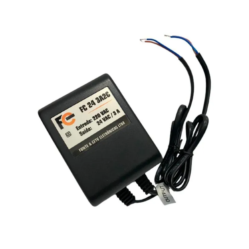 Fonte Fc Fontes Para Speed Dome 24vac 3a 220vac - Fc2403a2c