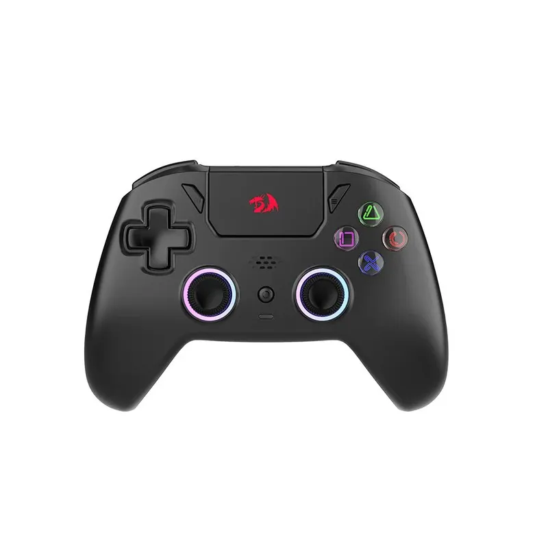 Controle Gamer Redragon Darkflame Preto Com LEDs