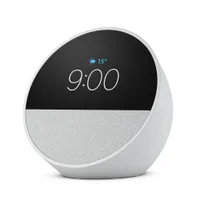 Echo Spot (2024) Com Alexa: Despertador Inteligente Com Som Vibrante E Alexa | Cor Branca, Amazon Amazon