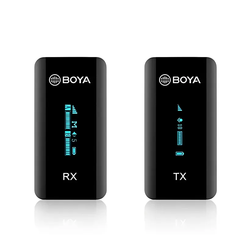 Sistema Microfone De Lapela Boya By-wm3t-d2 P/ios Preto
