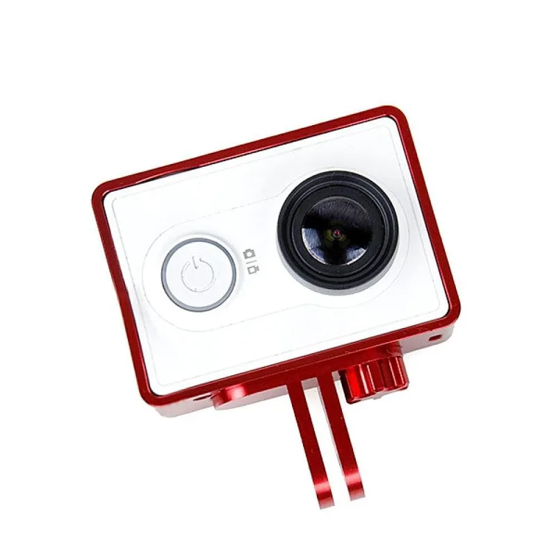 Frame Shoot Em Alumínio, Para Câmeras Xiaomi Yi, Vermelho