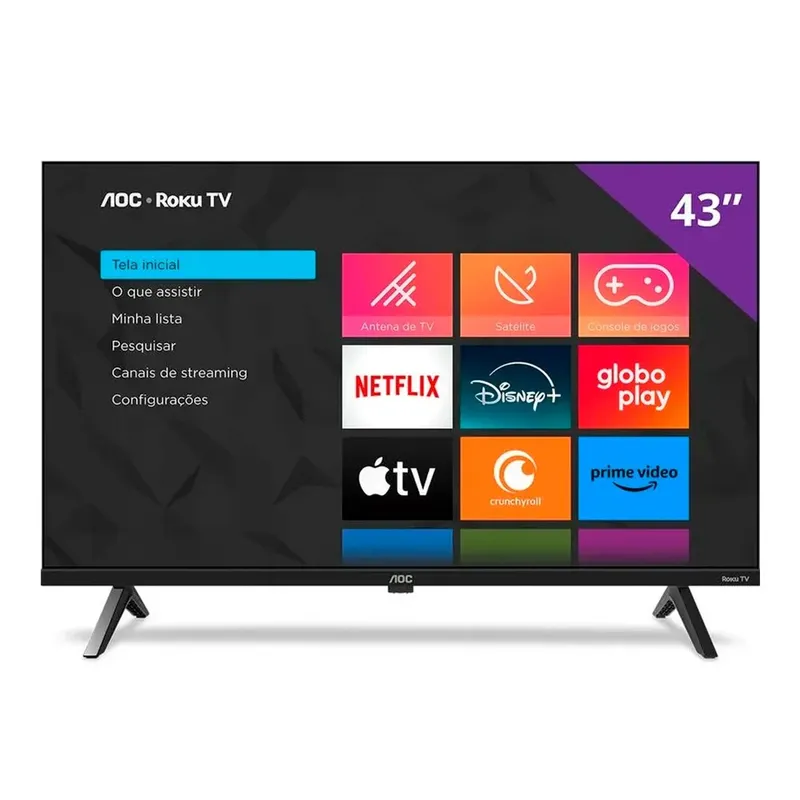 Smart TV Aoc 43" Roku Full HD 43s5045/78g