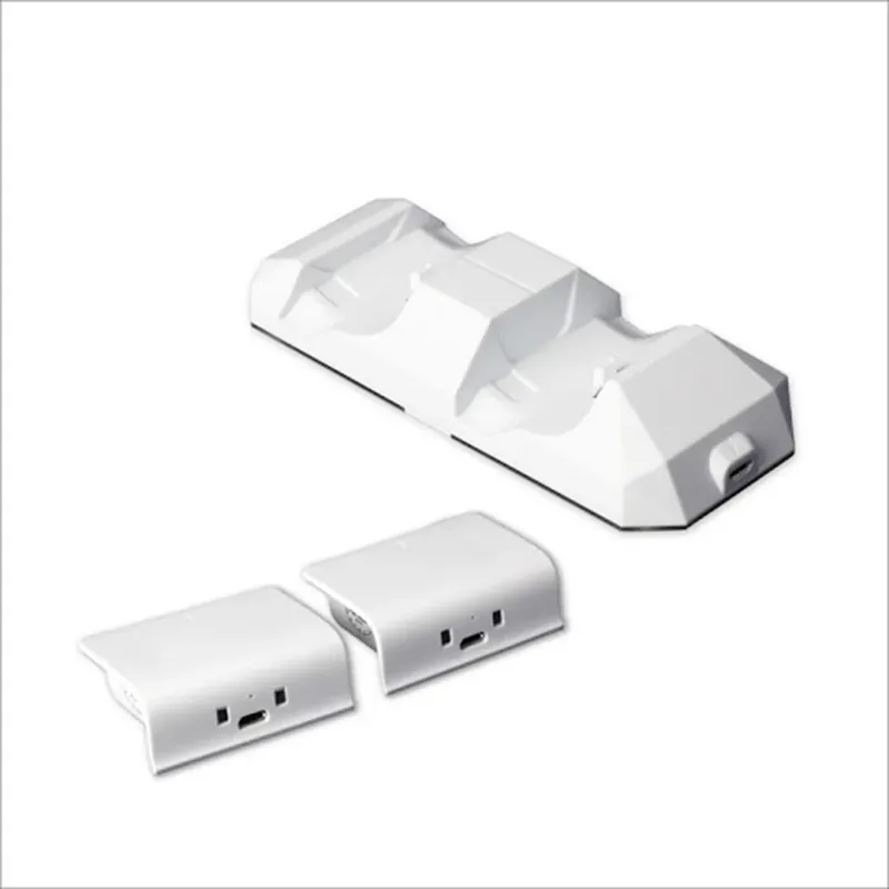 Base Carregadora Dobe, Para Controle Xbox One, 2 Baterias, Branco