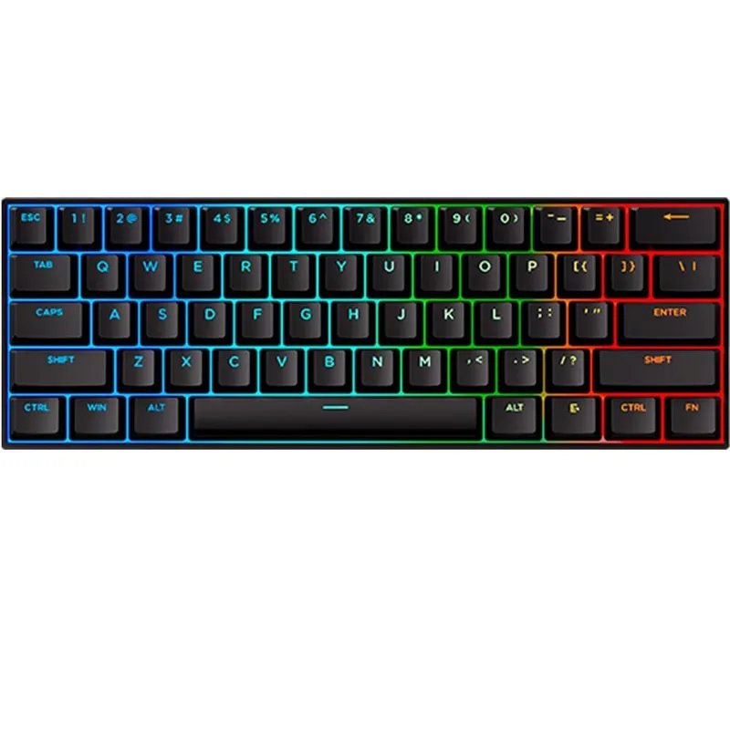 Teclado Magnético Gamer MChose Ace 60 Pro 8K, RGB, Switch KTEK Magnetic, Preto - Ace60-4A