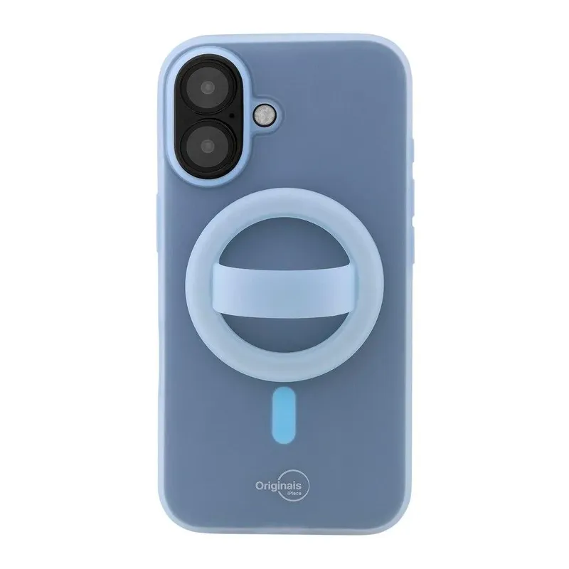 Capa Iphone 16 Plus, Iplace, Ring Azul