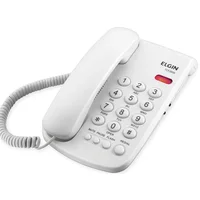 Telefone Com Fio De Mesa Tcf2000b Branco - Elgin