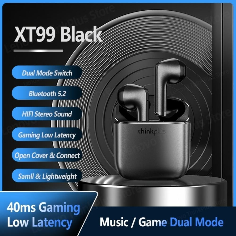 Fones Bluetooth Sem Fio Lenovo XT99