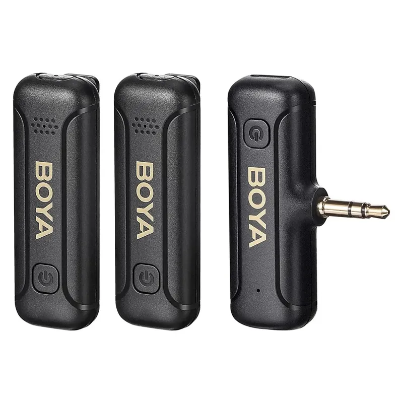 Microfone Boya By-wm3t2-d1 Lapela, Sem Fio Wireless Conexão Lightning