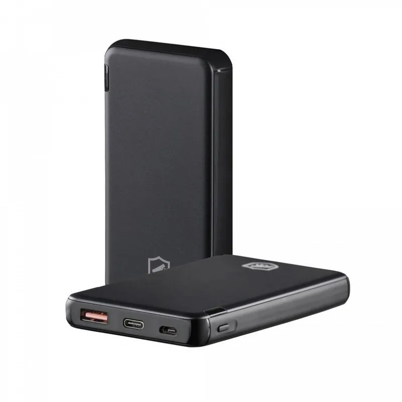 Carregador Portátil Power Bank Gorila Shield Powerfast, 20000Mah, 3 Portas (1Xlightning, 1XTipo-C, 1XMicro USB V8)
