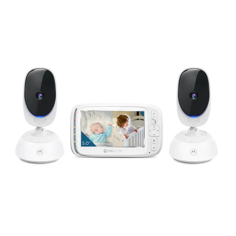 Babá Eletrônica Motorola Vm75-2 Câmera Tela De 5 Pol. Wifi