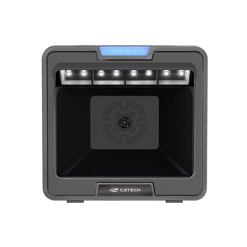 Leitor De Código De Barras C3tech Fixo 1d/2d Usb Lb-d600bk