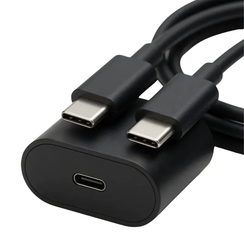Carregador Usb Tipo C Turbo Rápido Preto Para Celular Tablet