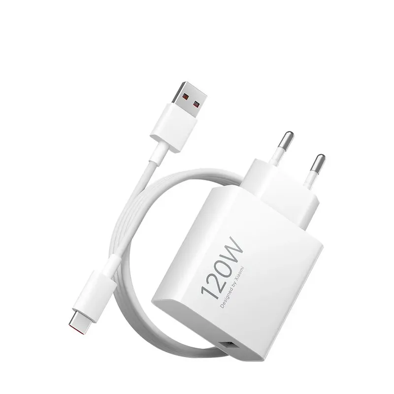Carregador Xiaomi Hypercharge 120w+cabo Usb-a, Ultrarrápido