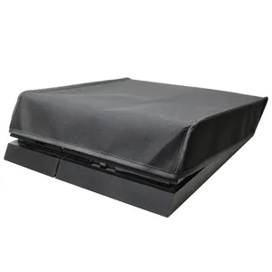 Capa De Proteção Antipoeira Para Playstation 4 Fat E Slim Preta