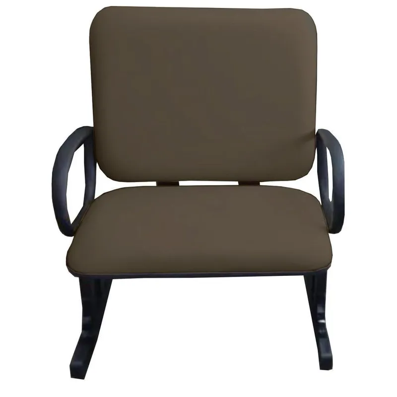 Cadeira Design Office Móveis Para Escritório Até 250kg Marrom