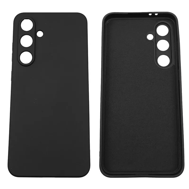 Capa Capinha Compatível Com Motorola Moto G35 5g Tela 6.7 Silicone Aveludada Premium Cor:preto