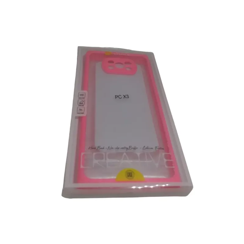 Capa Capinha De Celular Emborrachada Poco X3 Ante Queda Cor:rosa