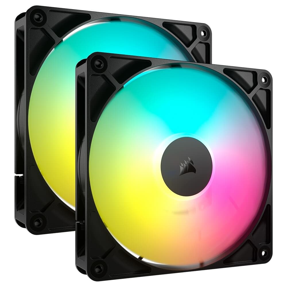 Kit Ventoinhas Corsair RS140 ARGB 2x140mm