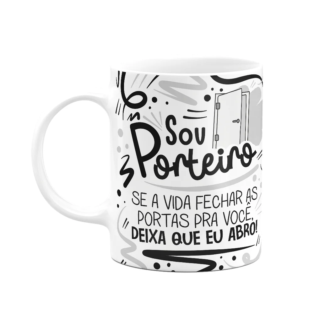 Caneca Profissões Porteiro