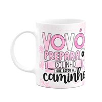 Caneca Dos Avós - Vovó, Prepara O Colinho, Estou A Caminho