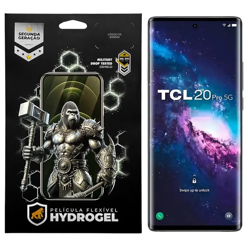 Película Para Tcl 20 Pro - Hydrogel Gamer Fosca - Gshield