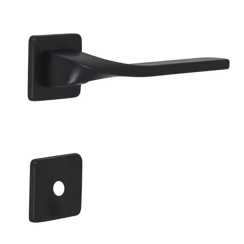 Fechadura Banheiro Lm 55mm Preta 5080595/55 Zep Black Arouca