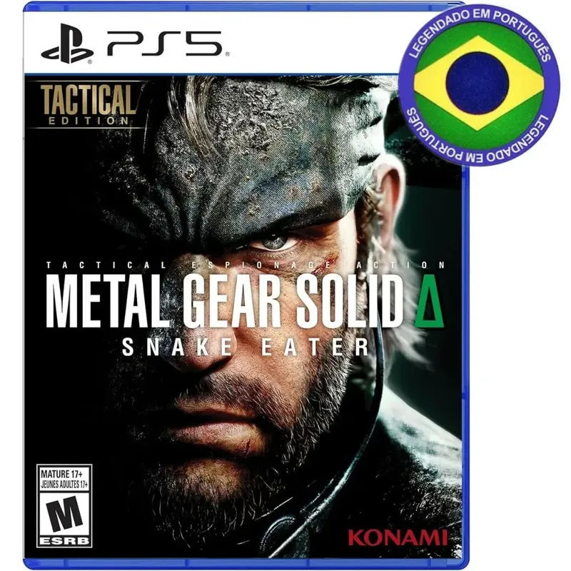 Metal Gear Solid Delta Ps5 Snake Eater Mídia Física Legendado Em Português