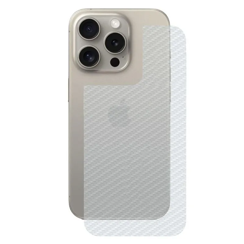 Película Para Iphone 15 Pro Max, Traseira De Fibra De Carbono - Gshield