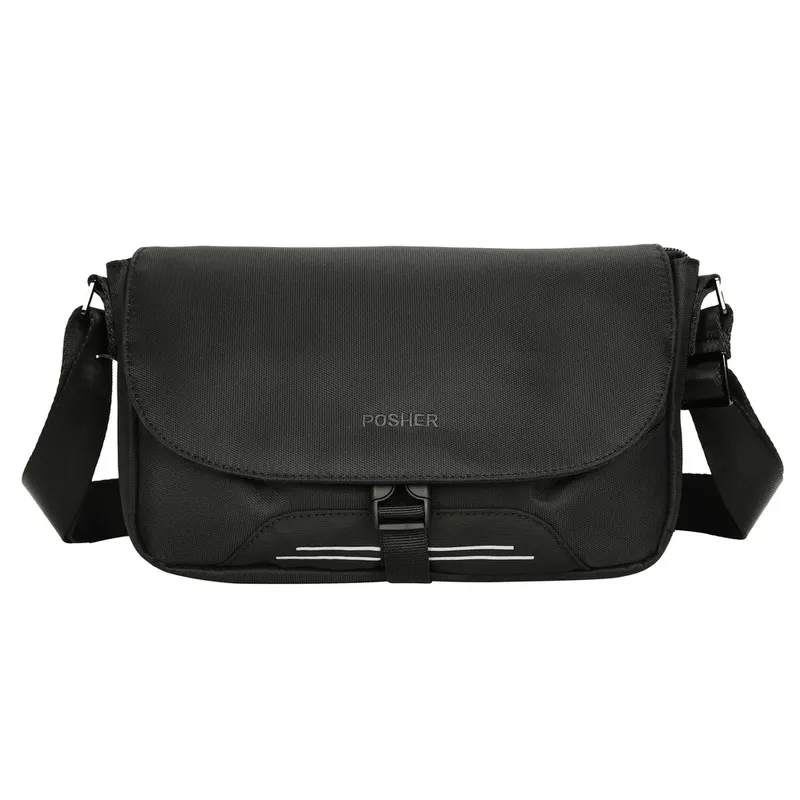 Bolsa Transversal Crossbag Antifurto Posher Rey Preta