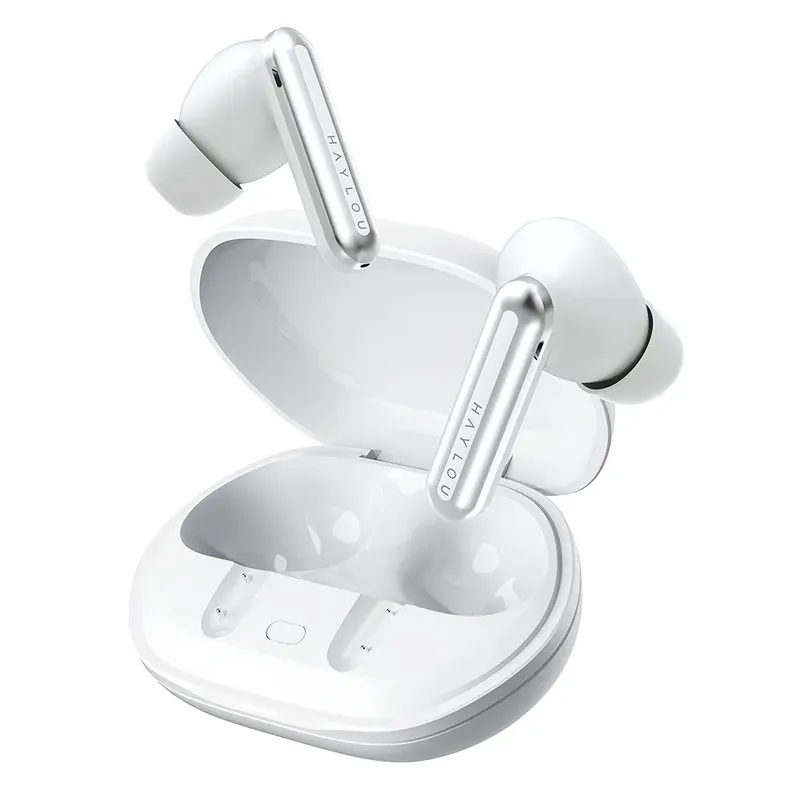 Fone De Ouvido Sem Fio Haylou Ow02 Open Ear Bluetooth Branco