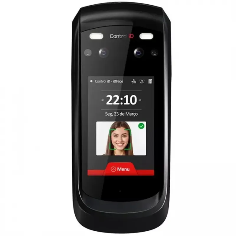 Controle De Acesso Facial Control Id Idface/fp/m 3.000 Faces Mifare 13,56mhz
