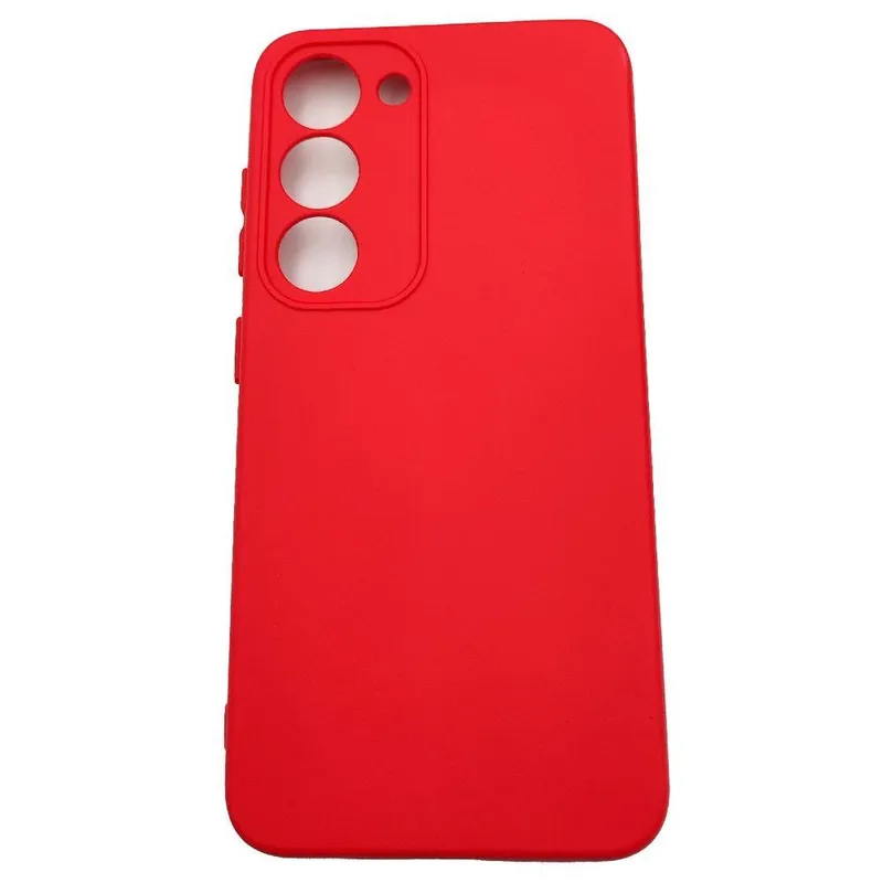 Capa Compatível Com Samsung Galaxy S23, Tela 6.1 Polegadas,Aveludada Interior,vermelho