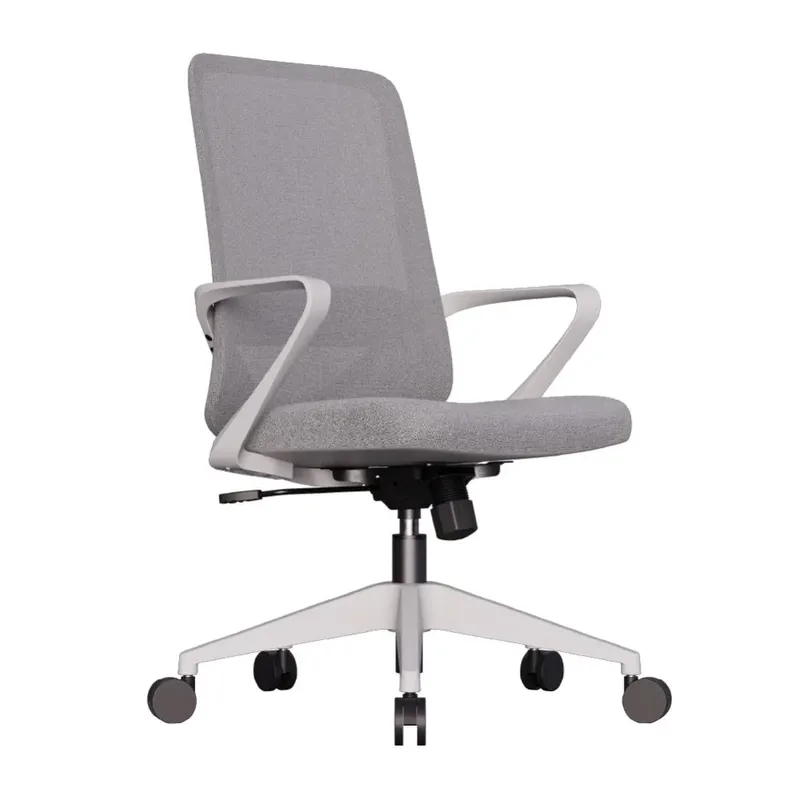 Cadeira Escritório Ergonômica Confortável Elements Lira - Cinza