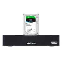 Gravador Digital De Vídeo 4 Canais Intelbras Mhdx 1104-c H.265+ E Criptografia + Hd Skyhawk 2TB