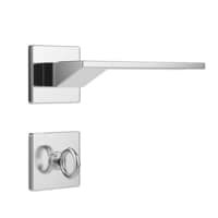 Fechadura Banheiro 5400 R265 Mz630 40mm Squadreto Roseta Cromado Papaiz
